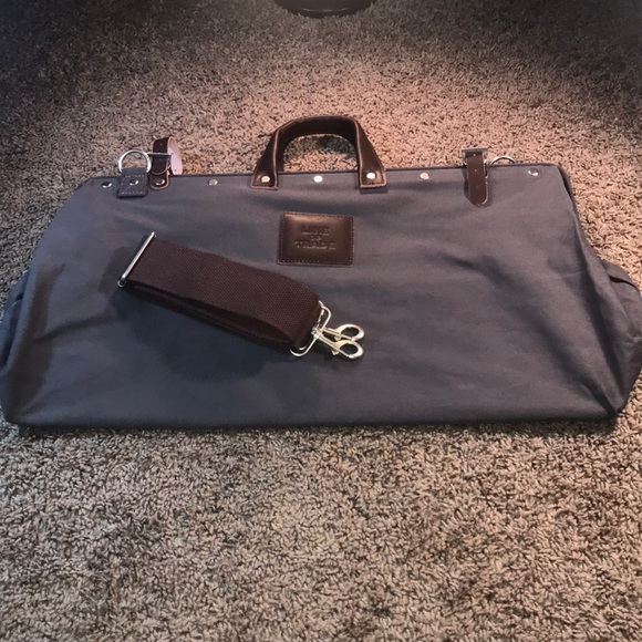 Canvas Bag — Leather Trim